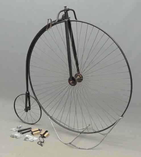 Appraisal: C Columbia ''Volunteer'' highwheel bicycle Partial restoration Parts include frame