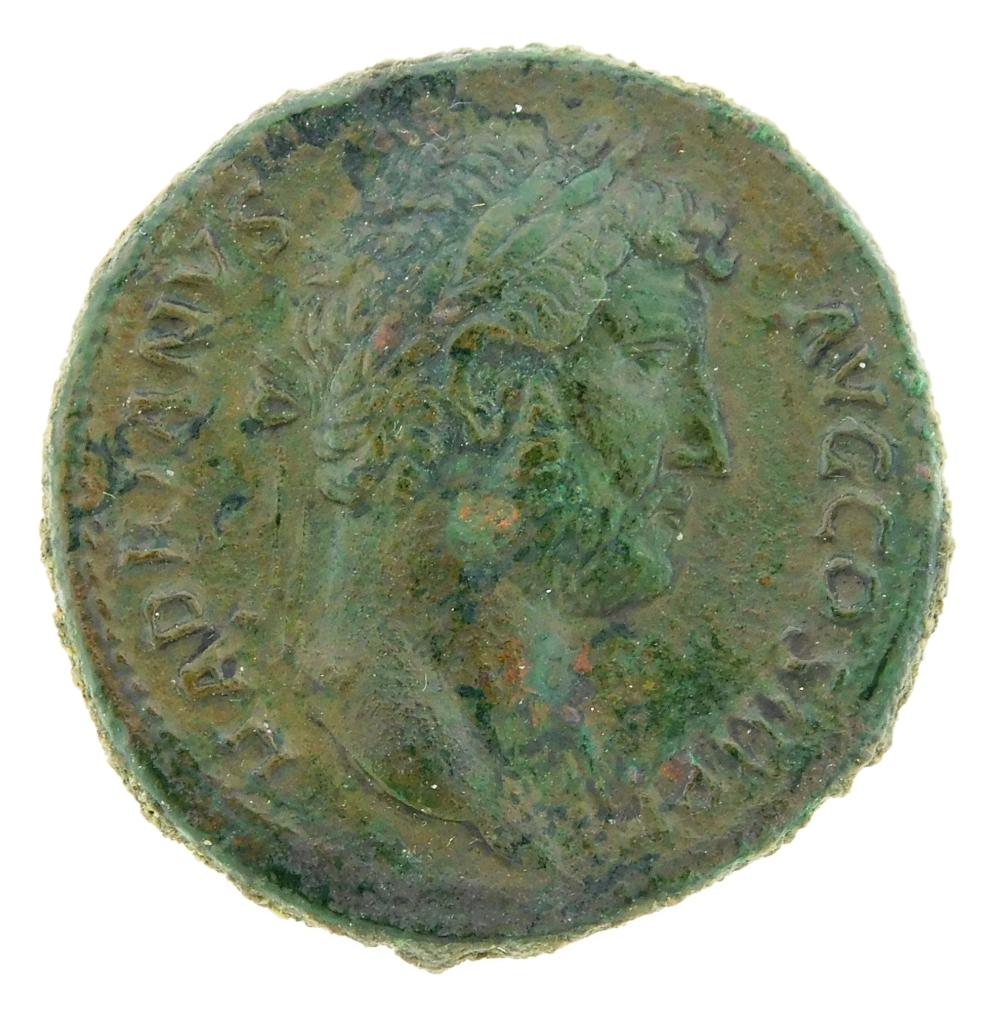 Appraisal: COIN Ancient Rome - AD Hadrian AE Sestertius Fortuna Standing