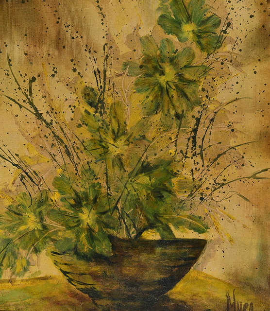 Appraisal: MURA TH CENTURY Still life - a bowl of green