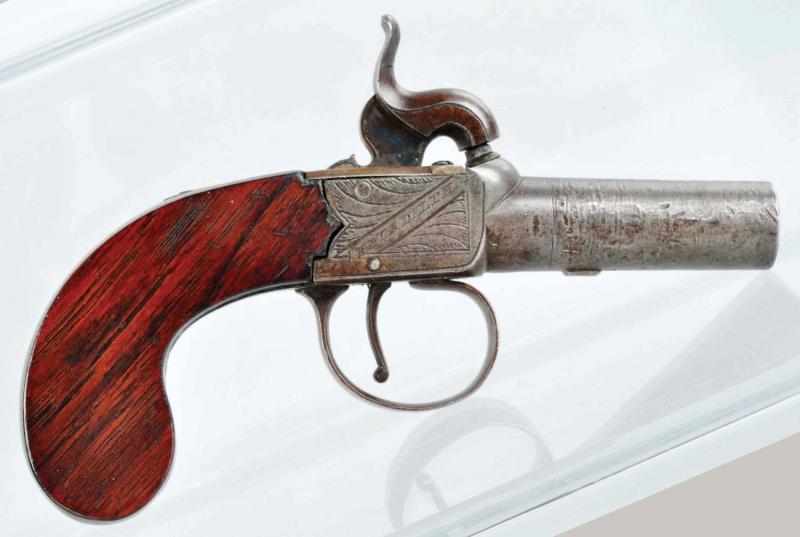 Appraisal: Philadelphia Coat Pistol by Constable Description Overall length Barrel length