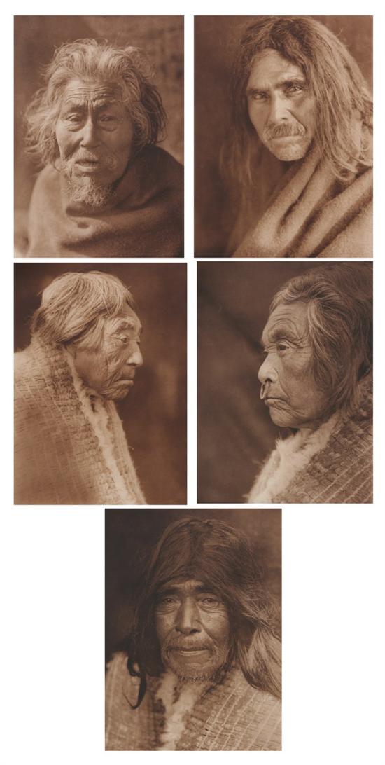 Appraisal: EDWARD SHERIFF CURTIS American - THE OLDEST MAN OF NOOTKA