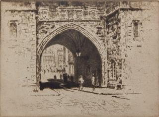 Appraisal: Joseph Pennell etchings Joseph Pennell American - - ''St John's