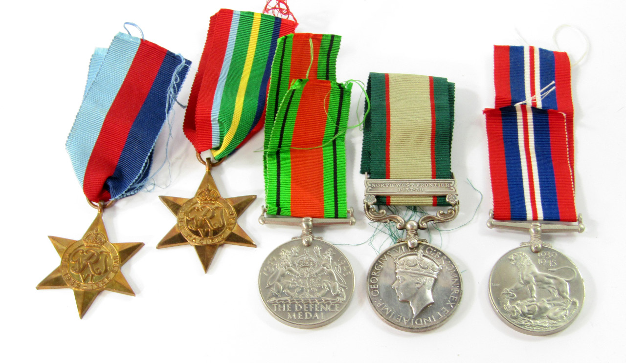 Appraisal: A George VI medal group comprising India General Service Medal