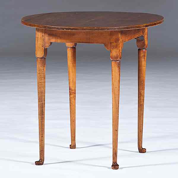 Appraisal: New England Queen Anne Tea Table New England th century