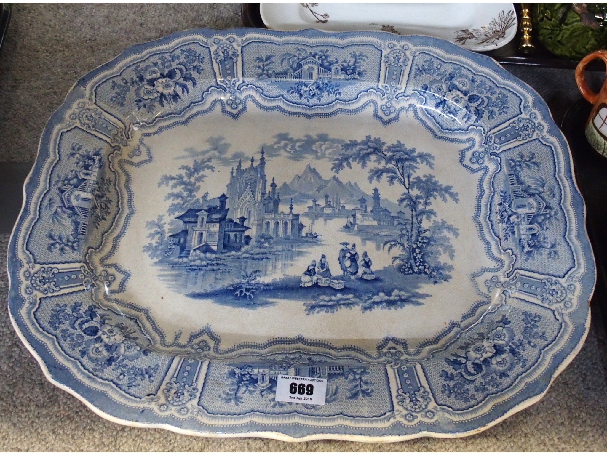 Appraisal: Robert Cochran Co 'Syria' pattern platter