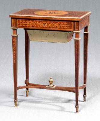 Appraisal: Ormolu mounted French dressing table kingwood mahogany and or rosewood