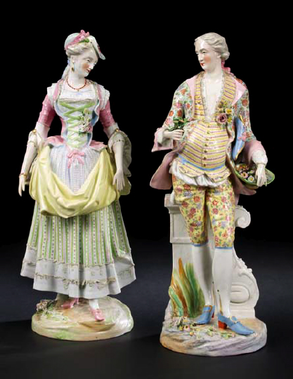 Appraisal: Large Fine and Rare Pair of Jacob Petit Paris Porcelain