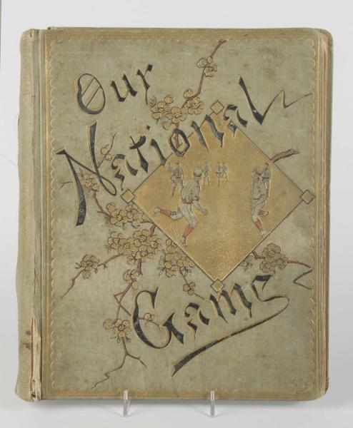 Appraisal: Early Our National Game Baseball Scrapbook Description Nice color photos