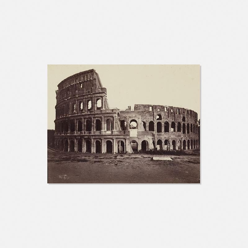 Appraisal: Artist Unknown Colosseum Rome Artist Unknown Colosseum Rome vintage print