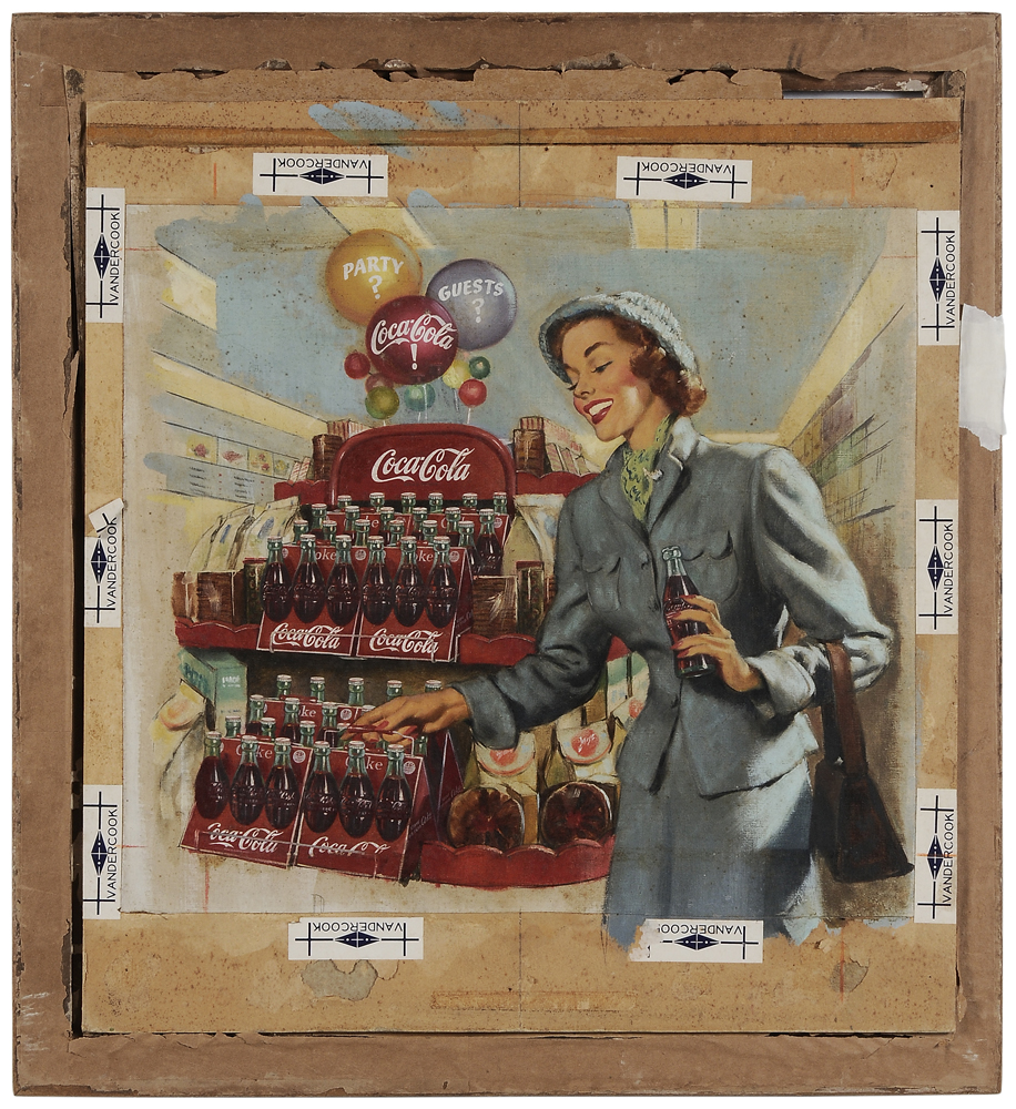 Appraisal: Attributed to Haddon Hubbard Sundblom Illinois - Coca-Cola Ad Illustration