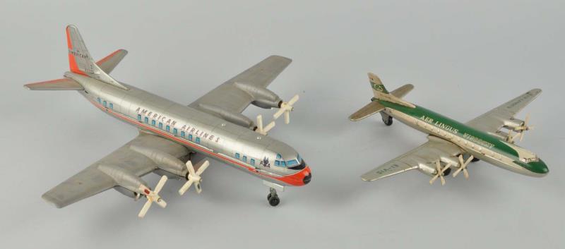 Appraisal: Lot Of Tin Litho Japanese Airplanes One is made by