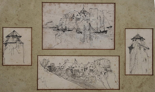 Appraisal: FRANCIS SEYMOUR-HADEN - Study of a coastal port possibly Rye