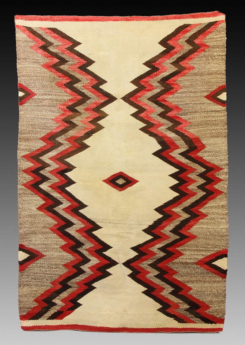 Appraisal: Navajo Double Sided Saddle Blanket