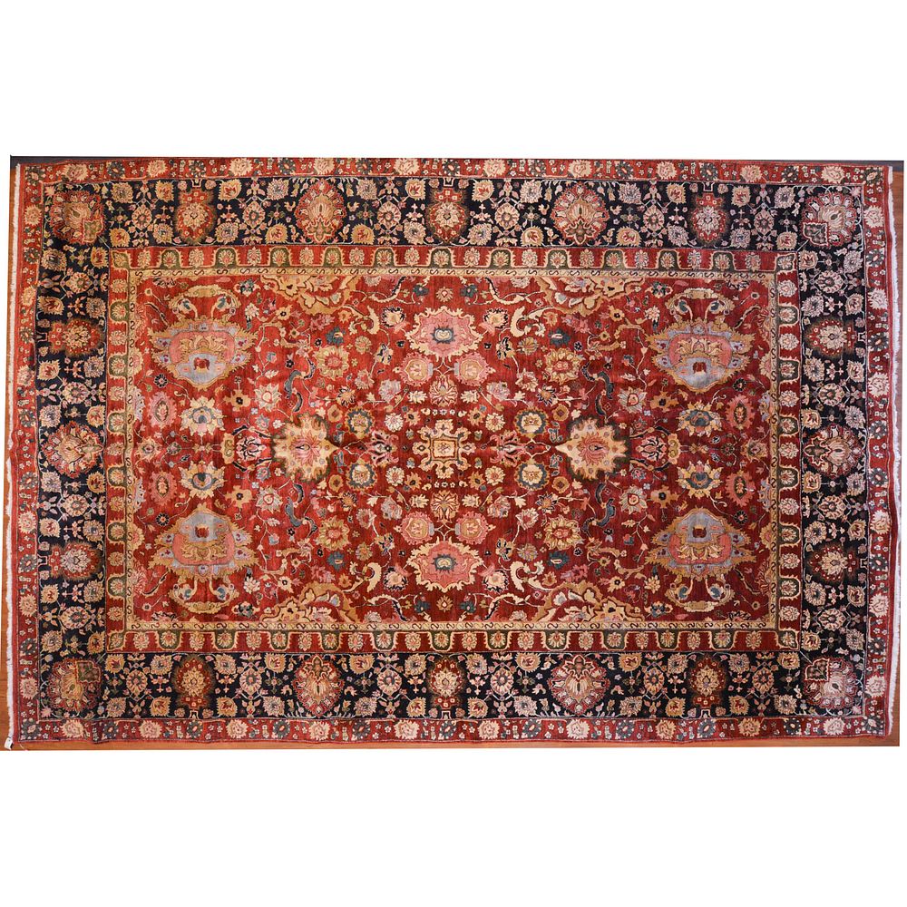 Appraisal: Mahindra Carpet Persia x Fourth quarter- th century hand-knotted wool