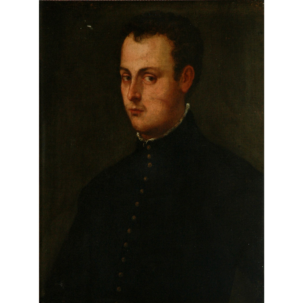 Appraisal: Venetian School Late th Century Portrait of a Gentleman said