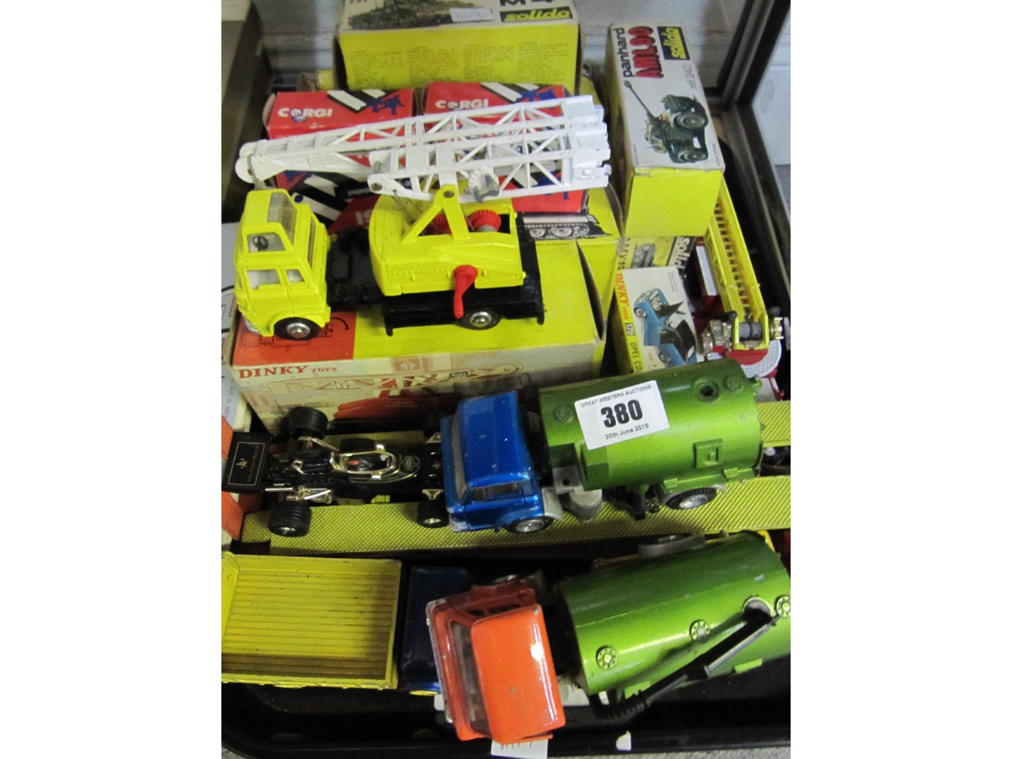 Appraisal: A tray lot of die-cast models including Dinky and Corgi