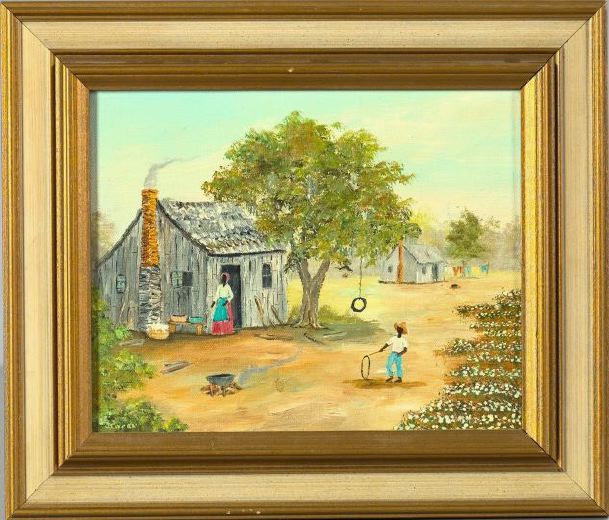 Appraisal: Dorothy Green American New Orleans th Century Let's Go Fishing