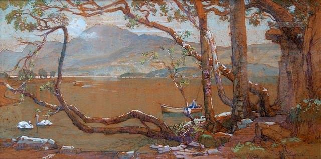 Appraisal: SAMUEL JOHN LAMORNA BIRCH - - Loch Lomond signed and