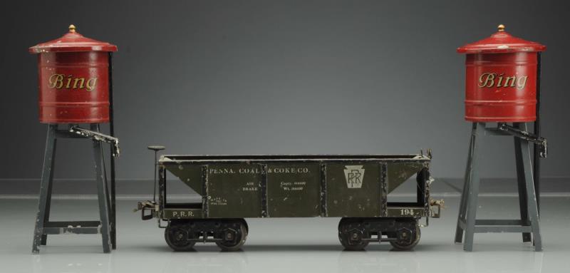 Appraisal: Ives No Standard gauge PRR hopper has some scratches and