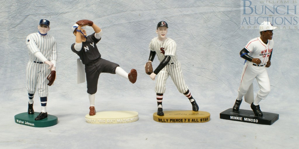 Appraisal: Hartland of Ohio baseball figures Signature Series signed Billy Pierce