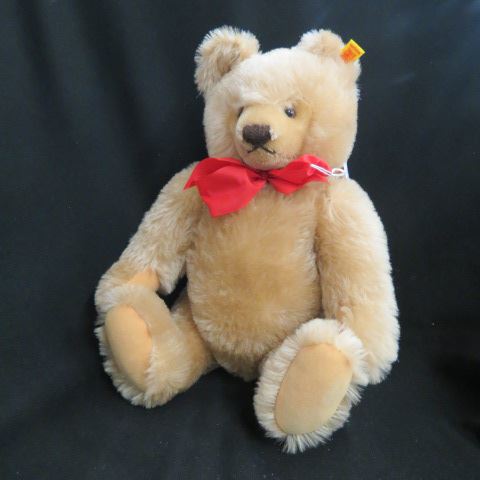 Appraisal: Steiff Mohair Teddy Bear golden brown excellent