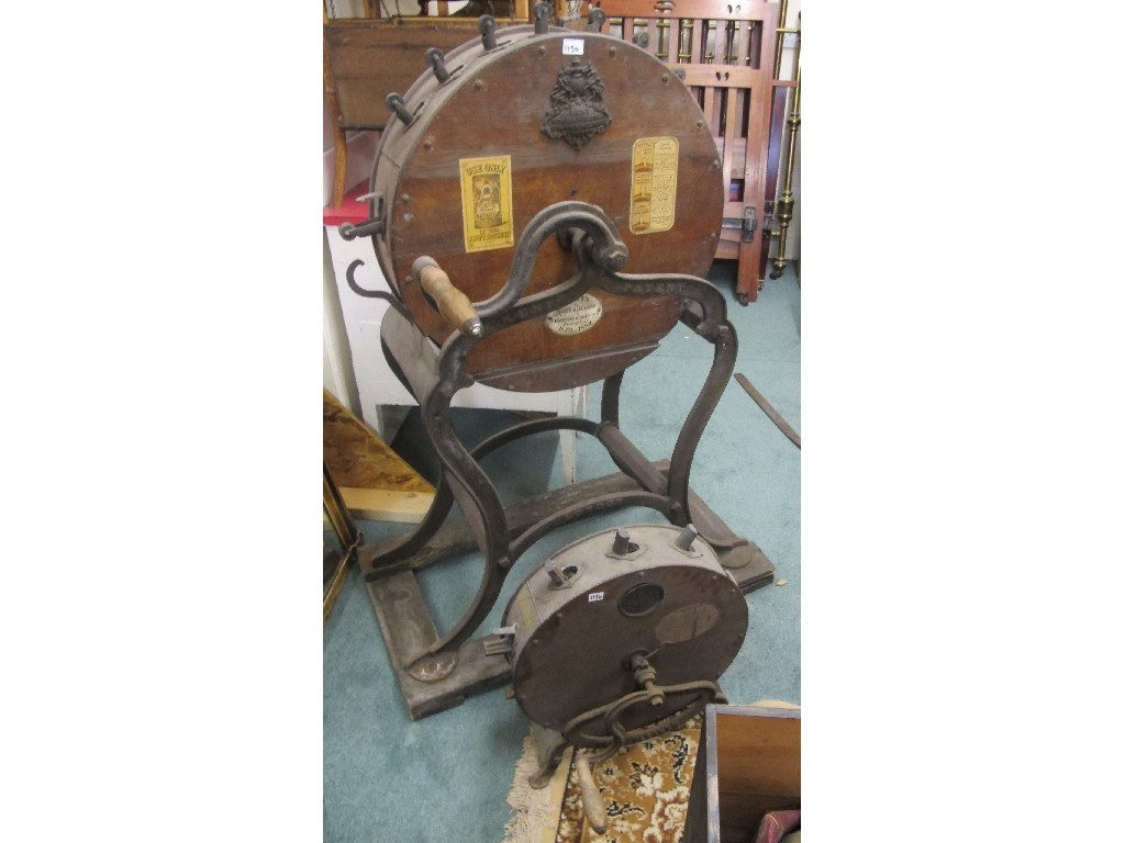 Appraisal: Victorian knife sharpener and a knife cleaner BH