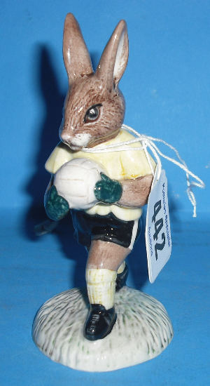 Appraisal: Royal Doulton Bunnykins figure Goalkeeper DB limited edition boxed