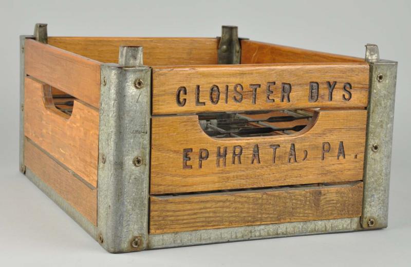 Appraisal: Cloister Dairy's Wooden Crate This Cloister Dairy's crate is in