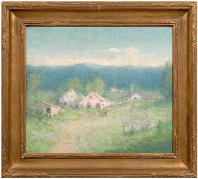 Appraisal: Charlotte Buell Coman painting New York Iowa - quot A