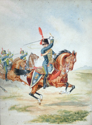 Appraisal: Follower of George Cattermole RI - - The th Hussars