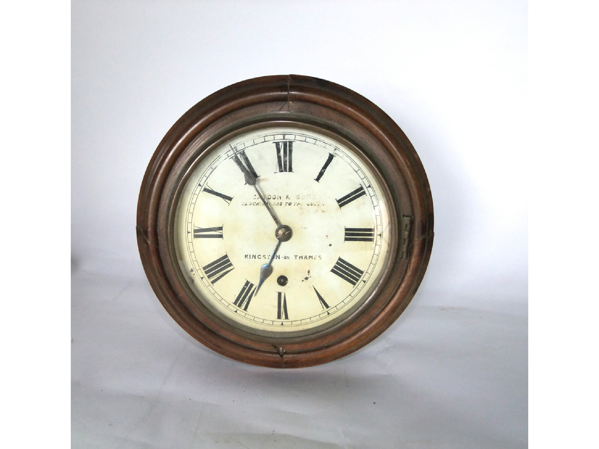 Appraisal: A th century dial clock the cm dial set within