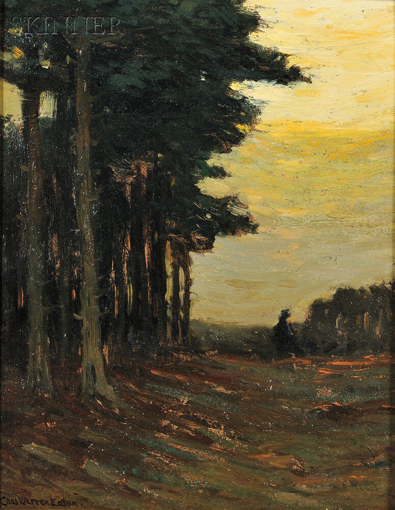 Appraisal: Charles Warren Eaton American - Edge of the Pine Grove