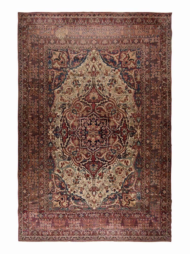 Appraisal: A Lavar Kirman Wool Rug A Lavar Kirman Wool Rug