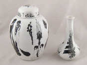 Appraisal: Two pieces of Poole pottery from the Beardsley Collection being