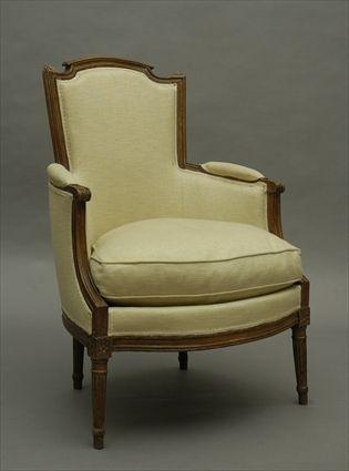 Appraisal: Louis XVI Beechwood Berg re x x in