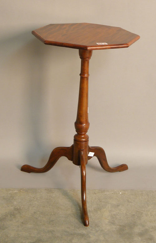 Appraisal: New England maple candlestand early th c h l