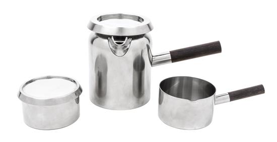 Appraisal: Sale Lot A Magnus Stephensen for Georg Jensen Stainless Steel