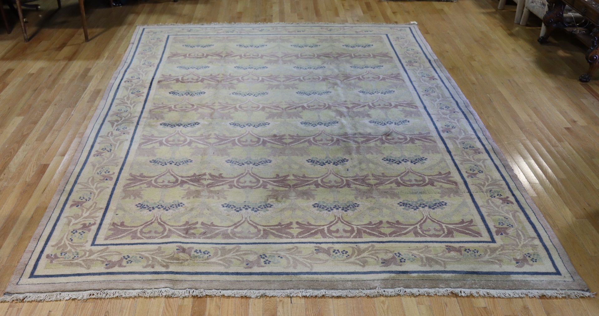 Appraisal: VINTAGE AND FINELY HAND WOVEN CARPET Large and with nice