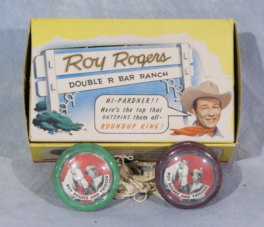 Appraisal: Roy Rogers Roundup King Yoyos with original box