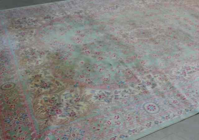 Appraisal: KARASTAN AMERICAN ORIENTAL CARPET Persian Kerman design overall floral decoration