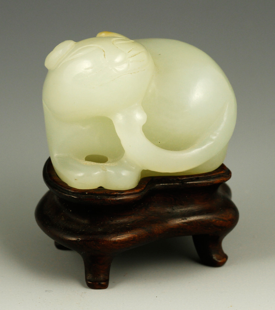 Appraisal: - Chinese Carved Jade Ornament Carved jade ornament China of