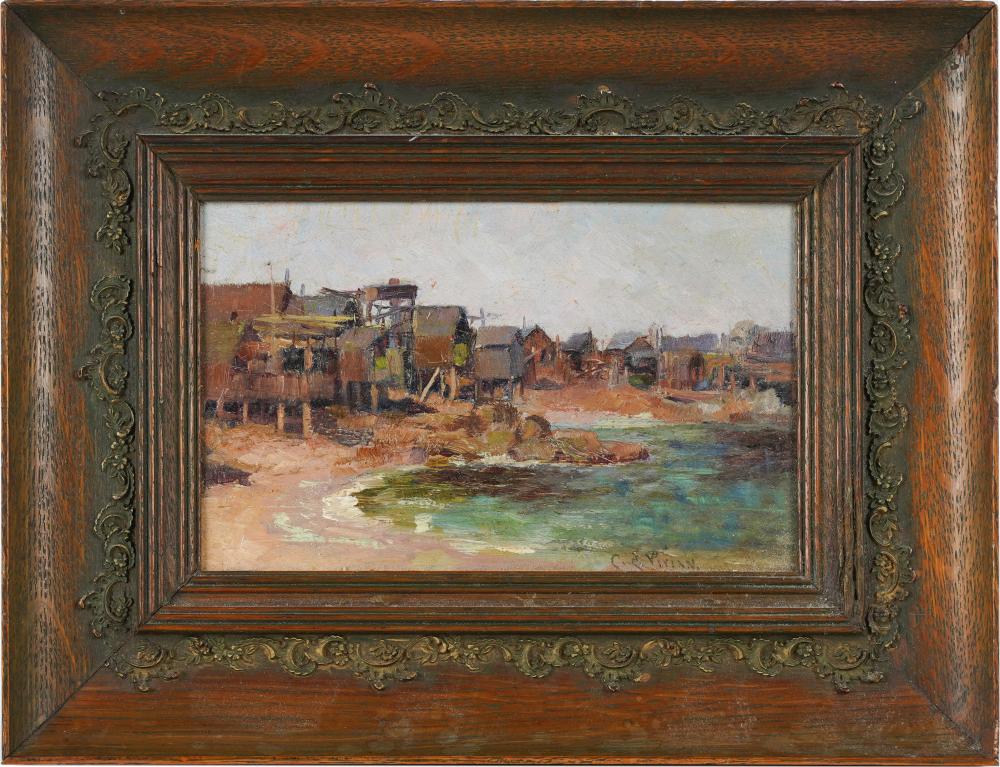 Appraisal: CALTHEA CAMPBELL VIVIAN - MONTEREY oil on wood signed lower