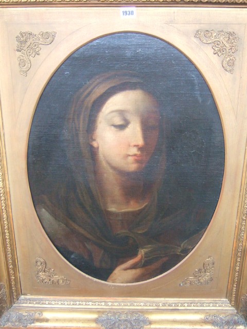 Appraisal: Italian School early th century Portrait of a female saint