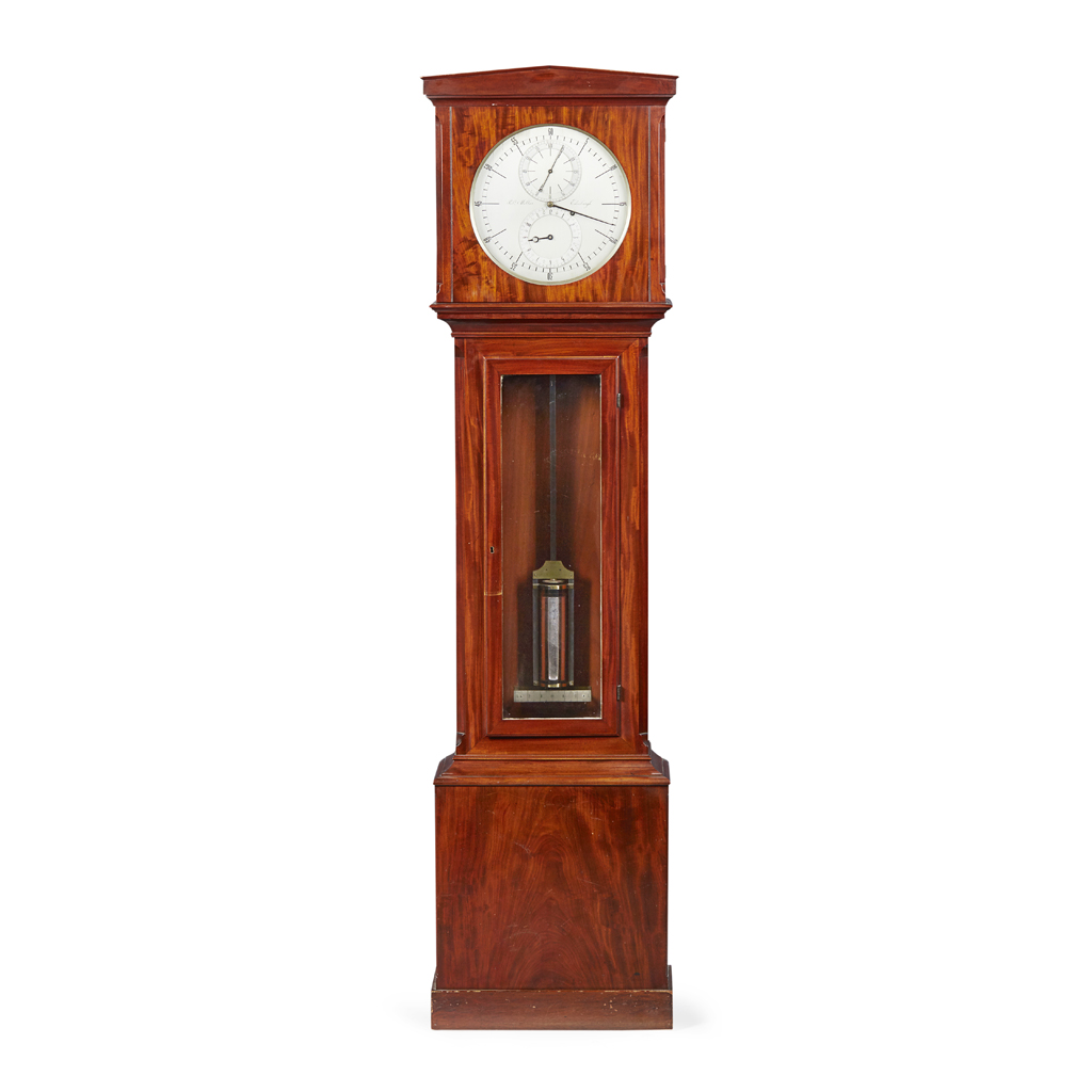 Appraisal: MAHOGANY REGULATOR BY ROBERT MILLAR EDINBURGH LATE TH CENTURY the