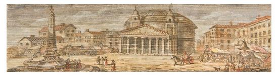 Appraisal: FORE-EDGE PAINTINGS Views of Rome -- GOLDSMITH Oliver The History