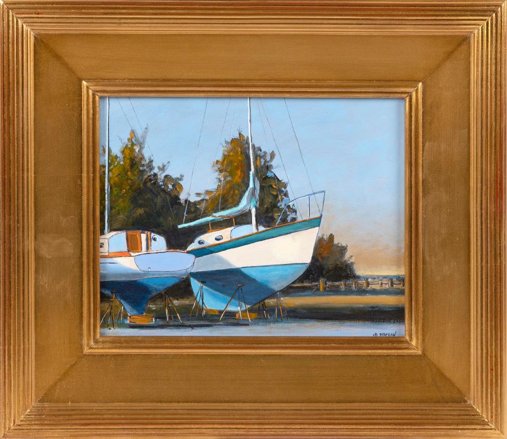 Appraisal: GEORGE MACHON CAPE COD MASSACHUSETTS CONTEMPORARY INDIAN SUMMER OIL ON