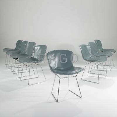 Appraisal: HARRY BERTOIA KNOLL INTERNATIONAL Set of eight side chairs USA