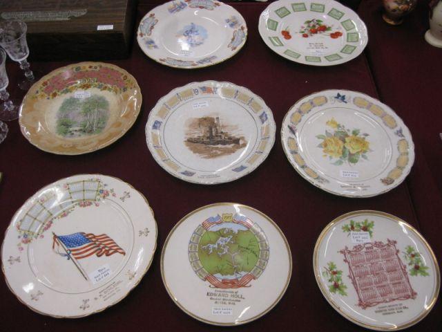 Appraisal: Collection of Calendar Plates to various advertising one W W