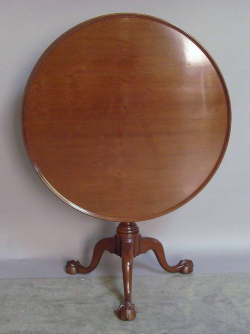 Appraisal: Kittinger mahogany tea table h w