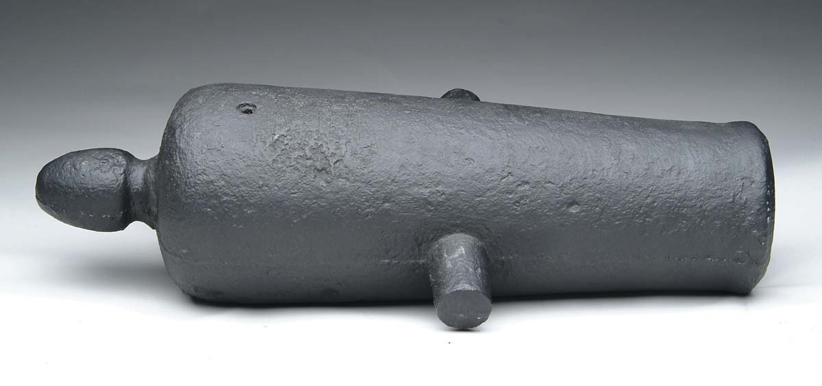 Appraisal: REVOLUTIONARY WAR IRON CANNON - bore Found dug in front